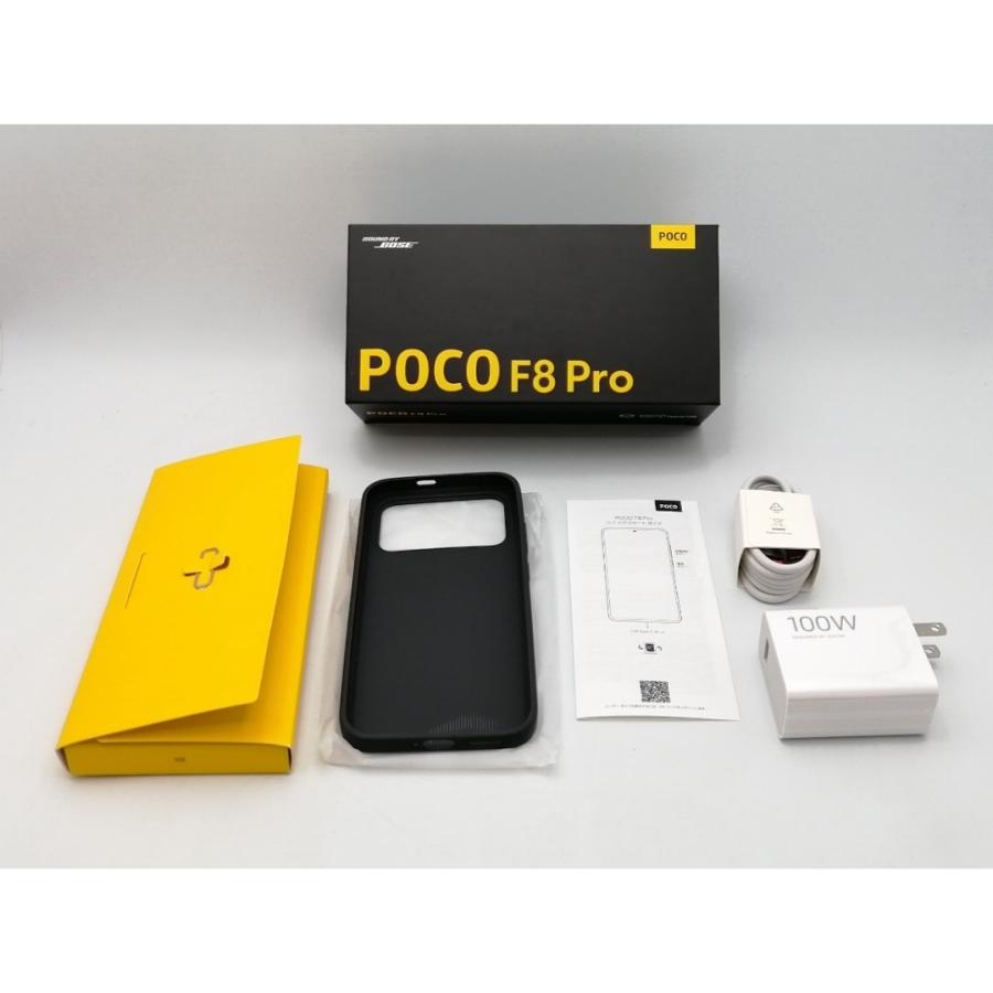 中古】Xiaomi 国内版 【SIMフリー】 POCO F8 Pro ブラック 12GB 256GB