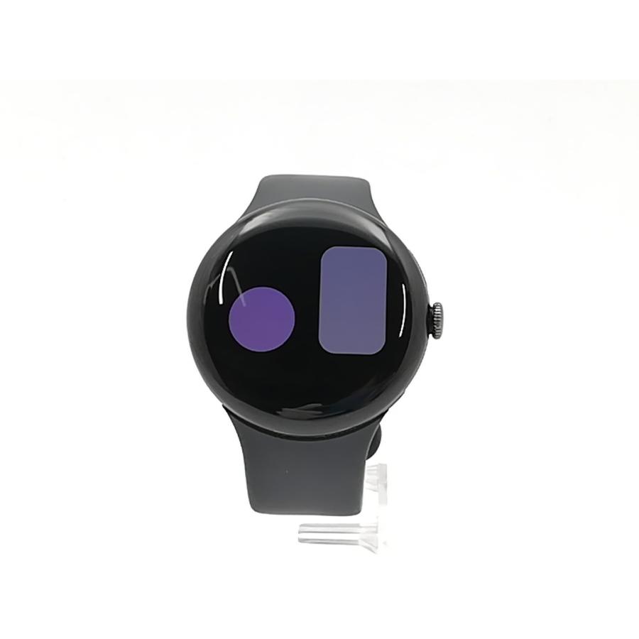 中古】Google Pixel Watch4 Wi-Fiモデル 45mm Matte Black アルミ 