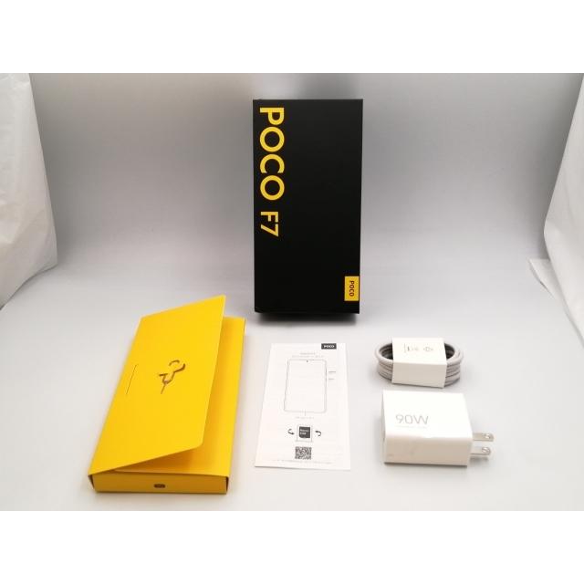 中古】Xiaomi 【SIMフリー】 Poco F7 ホワイト 12GB 256GB 25053PC47G