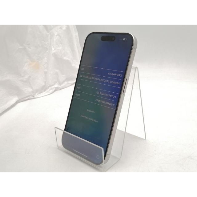 中古】Apple 国内版 【SIMフリー】 iPhone 15 Pro 256GB ホワイト 