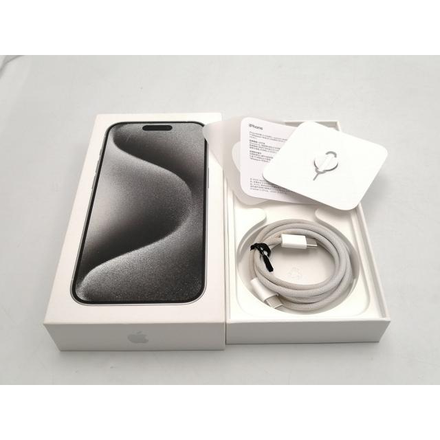 中古】Apple 国内版 【SIMフリー】 iPhone 15 Pro 256GB ホワイト