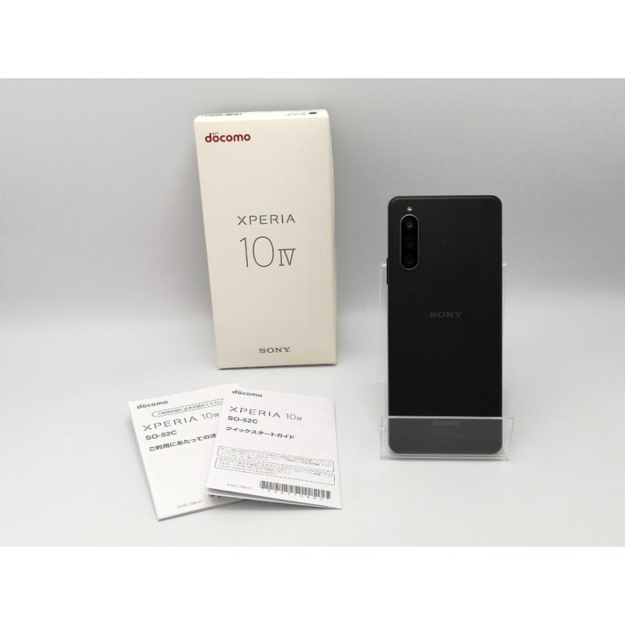 Sony SO-52C docomo 本体 シムフリー 中古】SONY docomo 【SIMフリー】 Xperia 10 IV ブラック 6GB 128GB SO