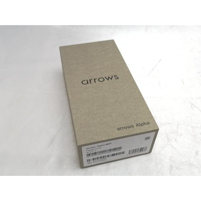 未使用】FCNT 国内版 【SIMフリー】 arrows Alpha ホワイト 12GB 512GB