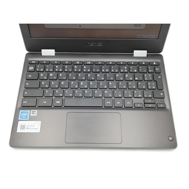中古】Chromebook Flip C214MA C214MA-GA0029 ダークグレー【Celeron