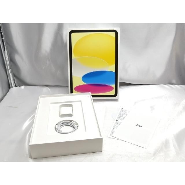 中古】Apple 【Wi-Fi】 iPad（第10世代/2022） 64GB イエロー MPQ23J/A