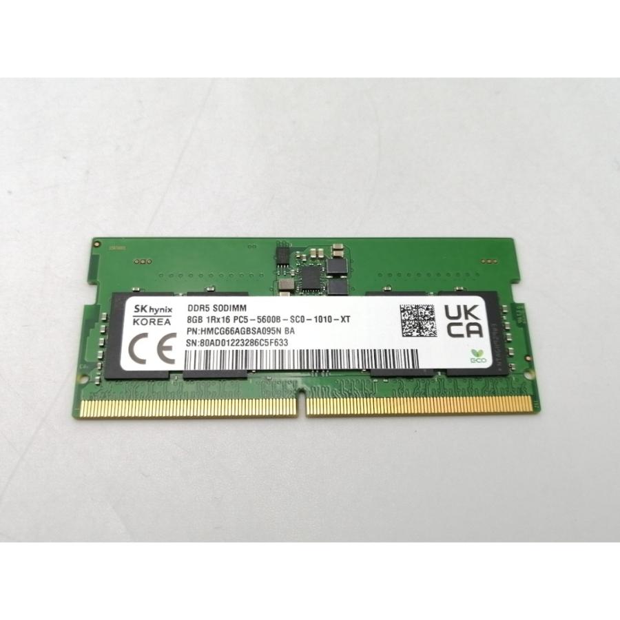中古】262PIN SODIMM 8GB DDR5-5600(PC5-44800)【ノートPC用】【EC