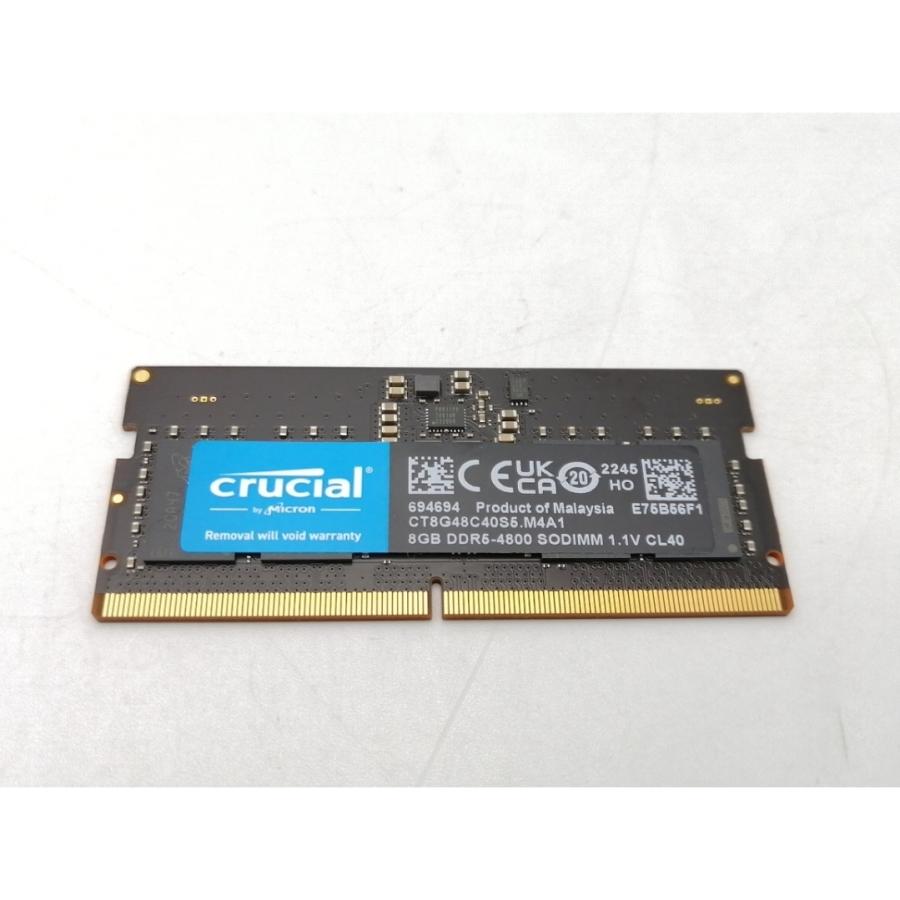 中古】262PIN SODIMM 8GB DDR5-4800(PC5-38400)【ノートPC用】【EC