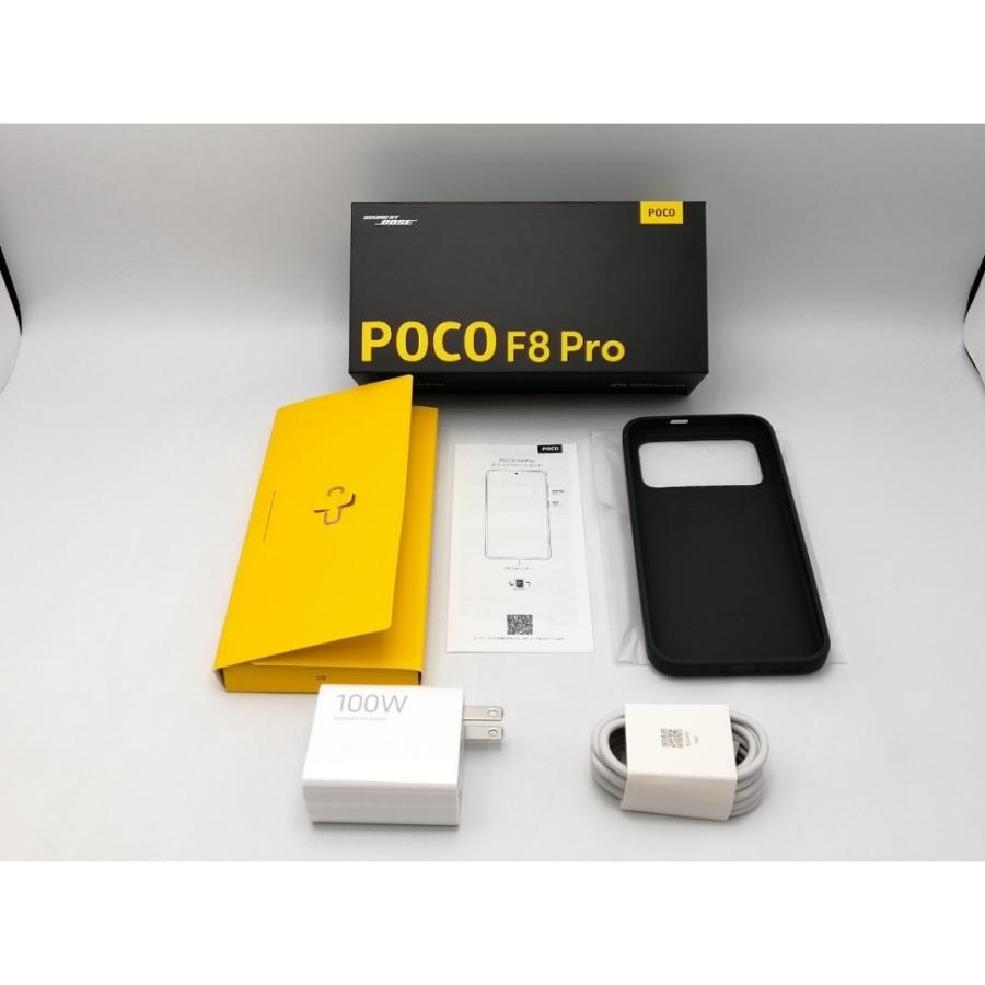 中古】Xiaomi 国内版 【SIMフリー】 POCO F8 Pro チタンシルバー 12GB
