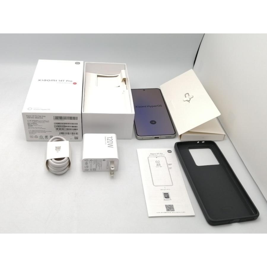 中古】Xiaomi 国内版 【SIMフリー】 Xiaomi 14T Pro 12GB 256GB チタン