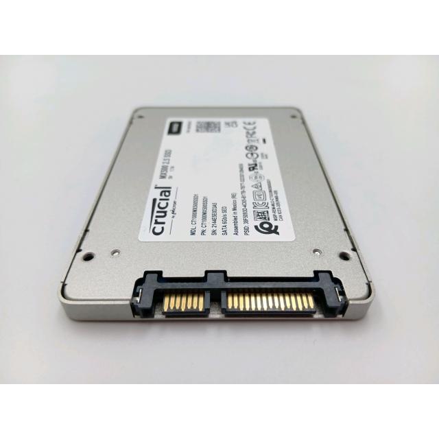 中古】Crucial CT1000MX500SSD1 1TB/SSD/6GbpsSATA/2018年1月/3D TLC
