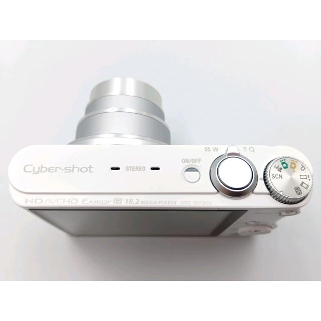 中古】SONY Cyber-Shot DSC-WX300(W) ホワイト【ECセンター】保証期間