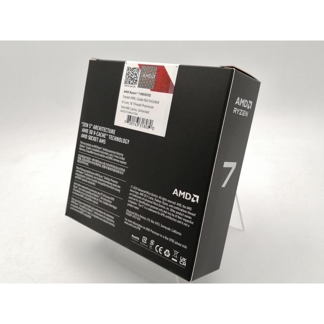 未使用】AMD Ryzen 7 9850X3D (4.7GHz/TC:5.6GHz) BOX AM5/8C/16T/L3