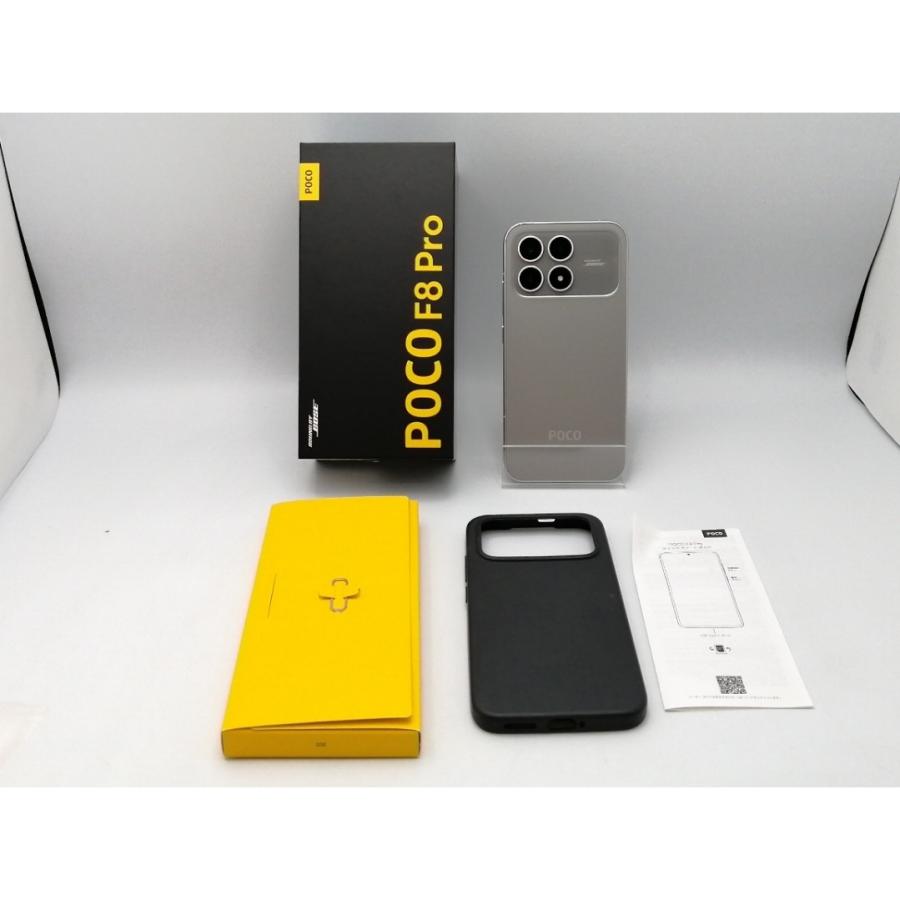 中古】Xiaomi 国内版 【SIMフリー】 POCO F8 Pro チタンシルバー 12GB