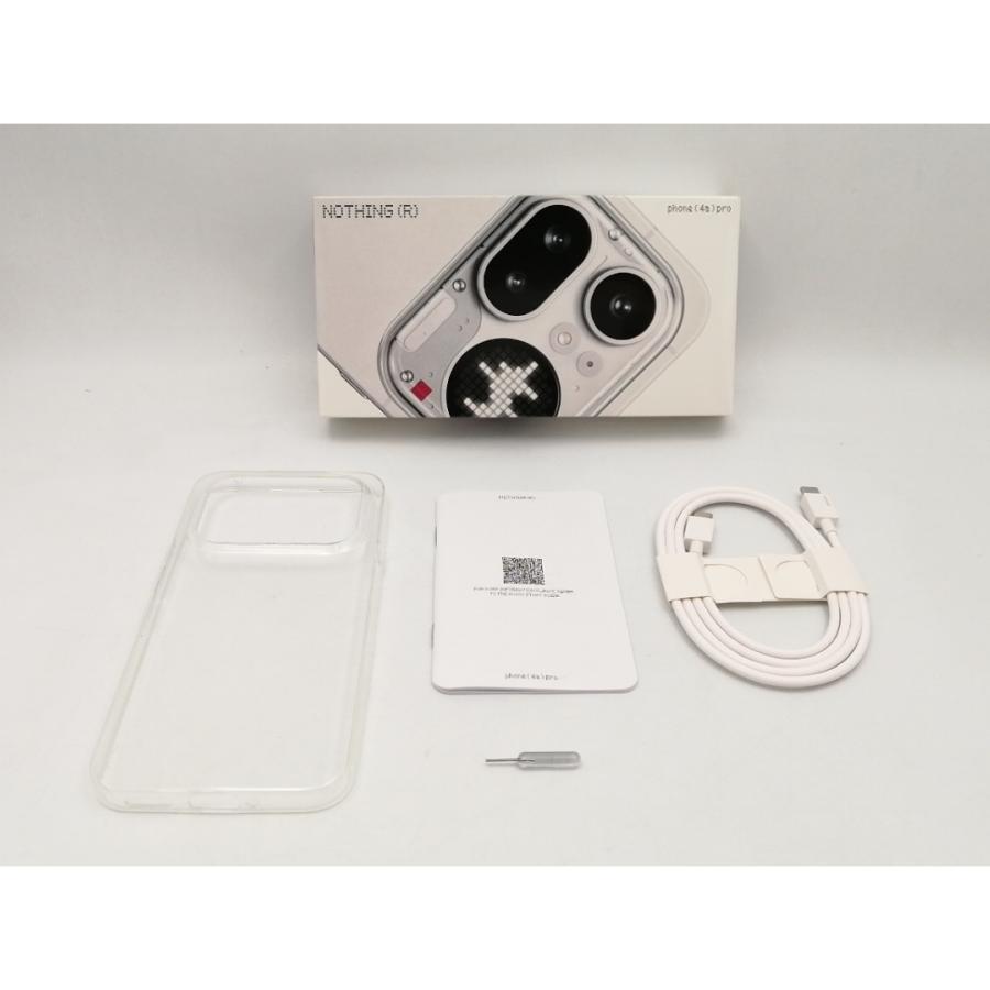 中古】NOTHING 国内版 【SIMフリー】 Nothing Phone (4a) Pro シルバー