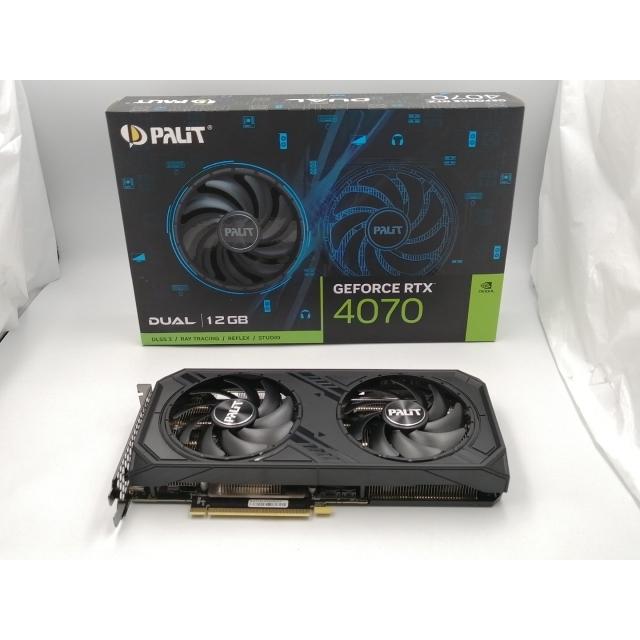 中古】Palit GeForce RTX 4070 Dual 12GB (NED4070019K9-1047D