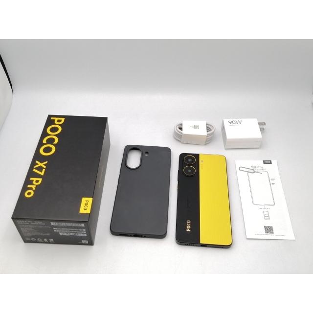 中古】Xiaomi 【SIMフリー】 Poco X7 Pro イエロー 8GB 256GB