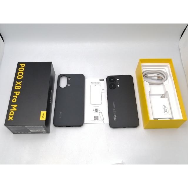 中古】Xiaomi 国内版 【SIMフリー】 POCO X8 Pro Max ブラック 12GB