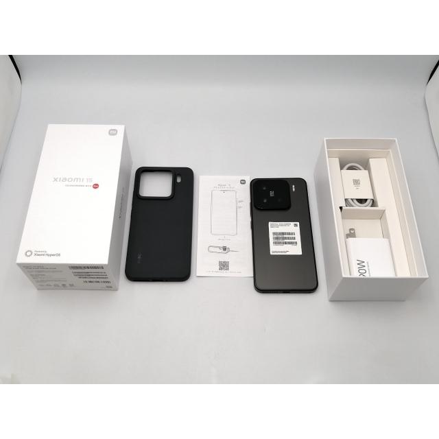 中古】Xiaomi 【SIMフリー】 Xiaomi 15 ブラック 12GB 256GB【EC