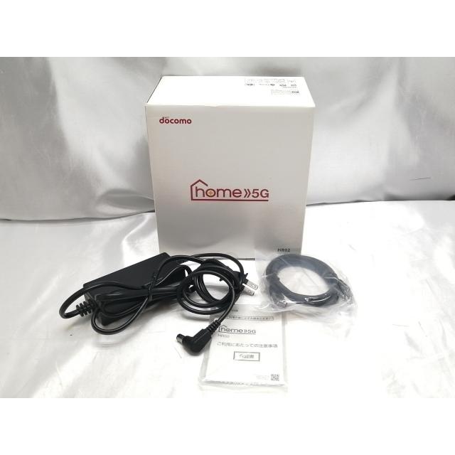 中古】SHARP docomo 【SIMフリー】 home 5G HR02 [ダークグレー]【EC 