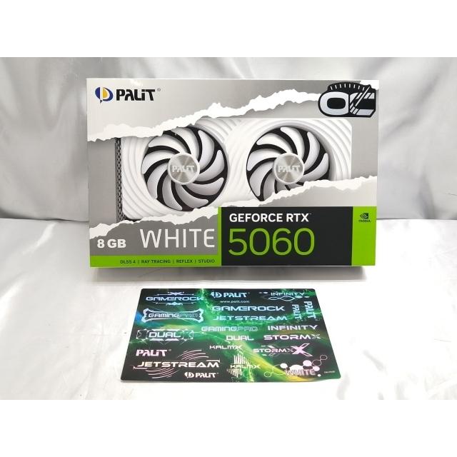 PALIT rtx5060 中古 中古】Palit GeForce RTX 5060 WHITE OC 8GB(NE75060U19P1-GB2063M