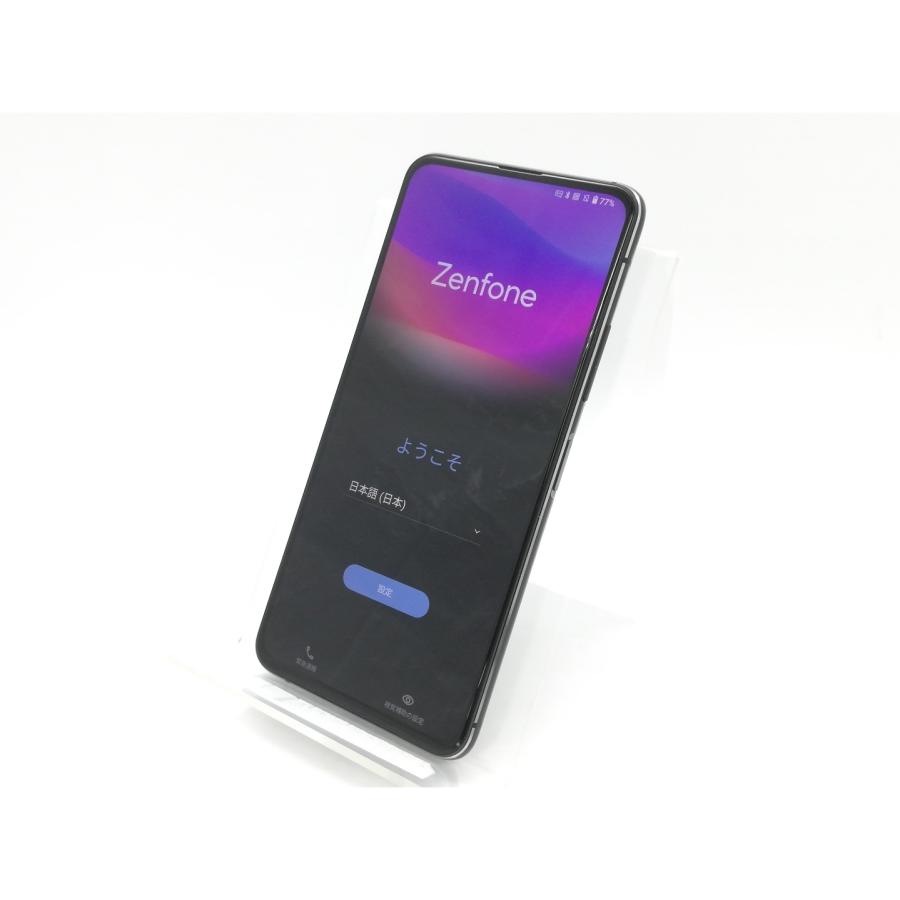 中古】ASUS 国内版 【SIMフリー】 ZenFone 7 オーロラブラック 8GB