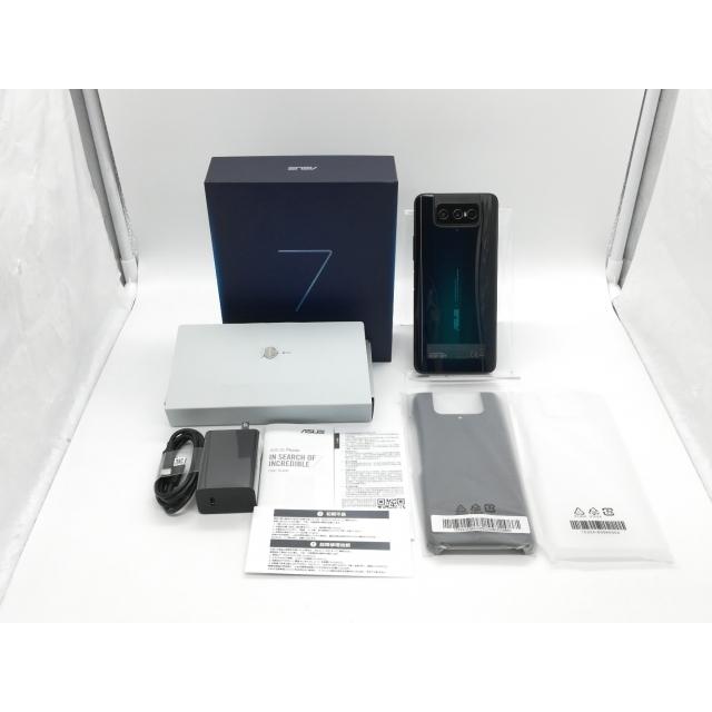 中古】ASUS 国内版 【SIMフリー】 ZenFone 7 オーロラブラック 8GB