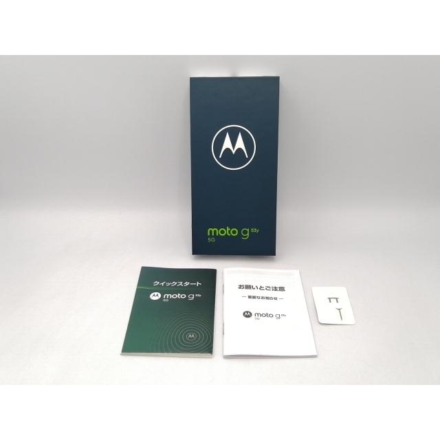 中古】MOTOROLA ymobile 【SIMフリー】 moto g53y 5G ペールピンク 4GB