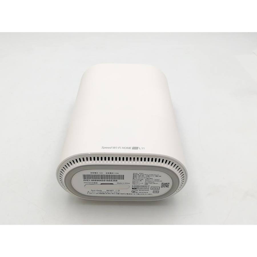 中古】ZTE UQmobile 【SIMフリー】 Speed Wi-Fi HOME 5G L11 ZTR01