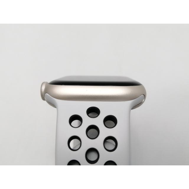 中古】Apple Watch Nike Series7 Cellular 45mm スターライトアルミ