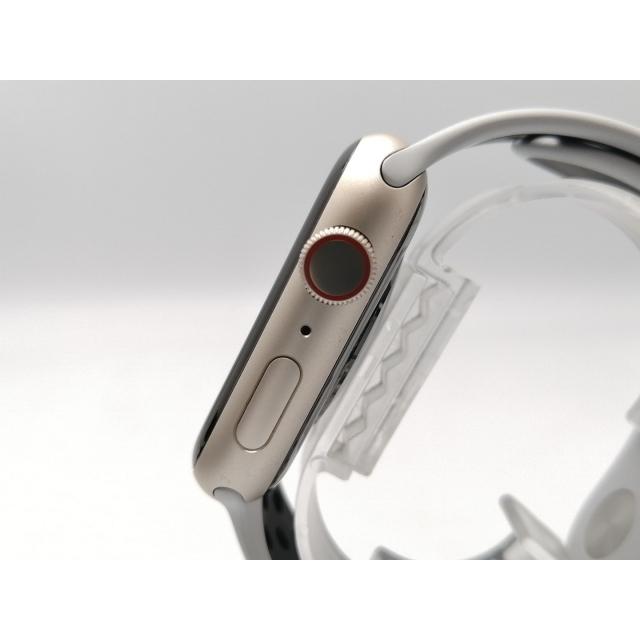 中古】Apple Watch Nike Series7 Cellular 45mm スターライトアルミ