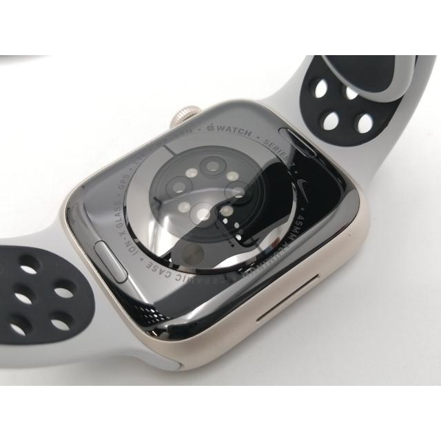 中古】Apple Watch Nike Series7 Cellular 45mm スターライトアルミ
