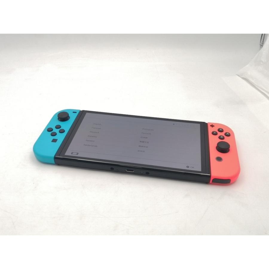 NINTENDO  ニンテンドー/SWITCH/HEG-S-KABAA/Bランク/01【中古】 中古】Nintendo Switch 本体 (有機ELモデル) HEG-S-KABAA ネオンブルー