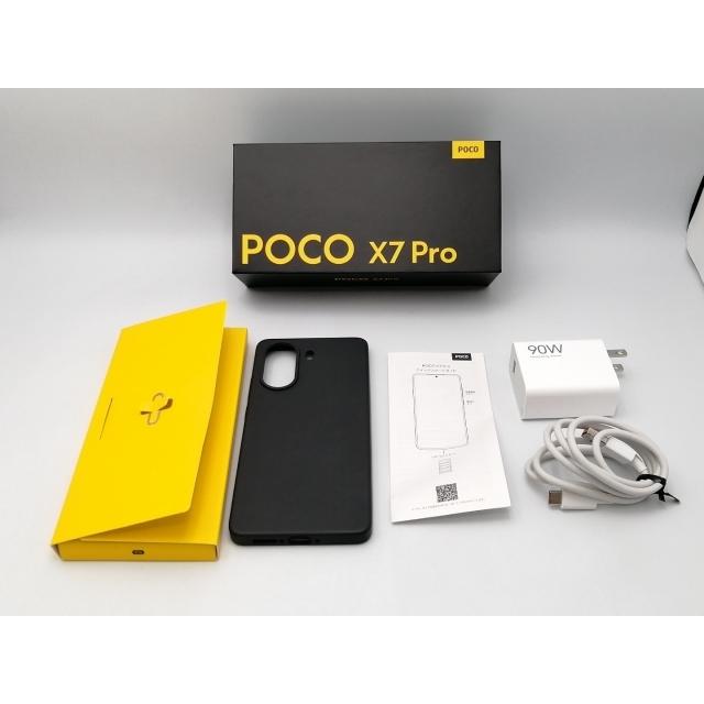 POCO X7 Pro 未開封本体 中古】Xiaomi 【SIMフリー】 Poco X7 Pro ブラック 8GB 256GB【EC