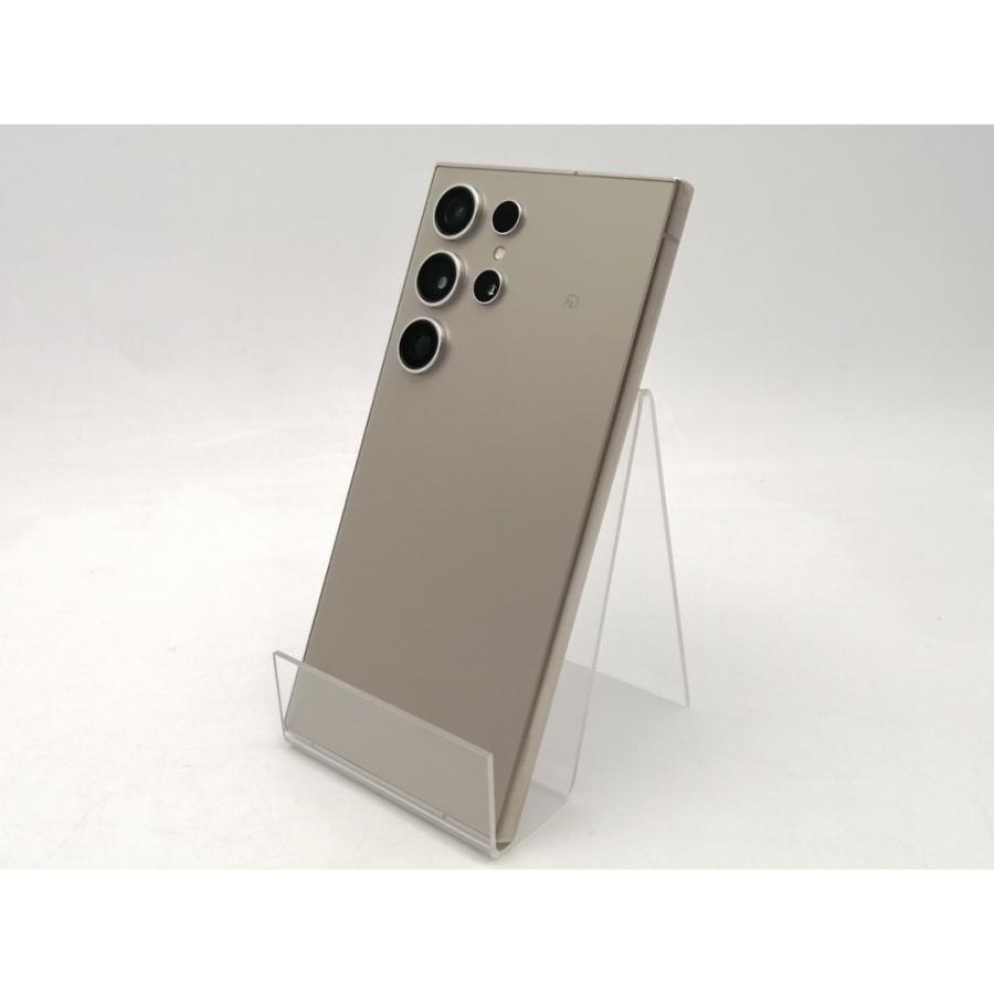 中古】SAMSUNG au 【SIMフリー】 Galaxy S24 Ultra チタニウムグレー