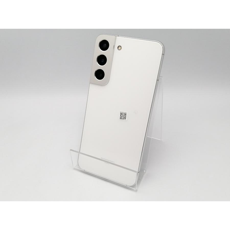 中古】SAMSUNG au 【SIMフリー】 Galaxy S22 ファントムホワイト 8GB