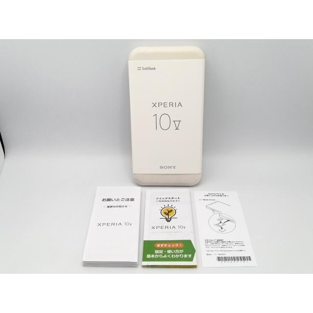 中古】SONY SoftBank 【SIMフリー】 Xperia 10 V ブラック 6GB 128GB