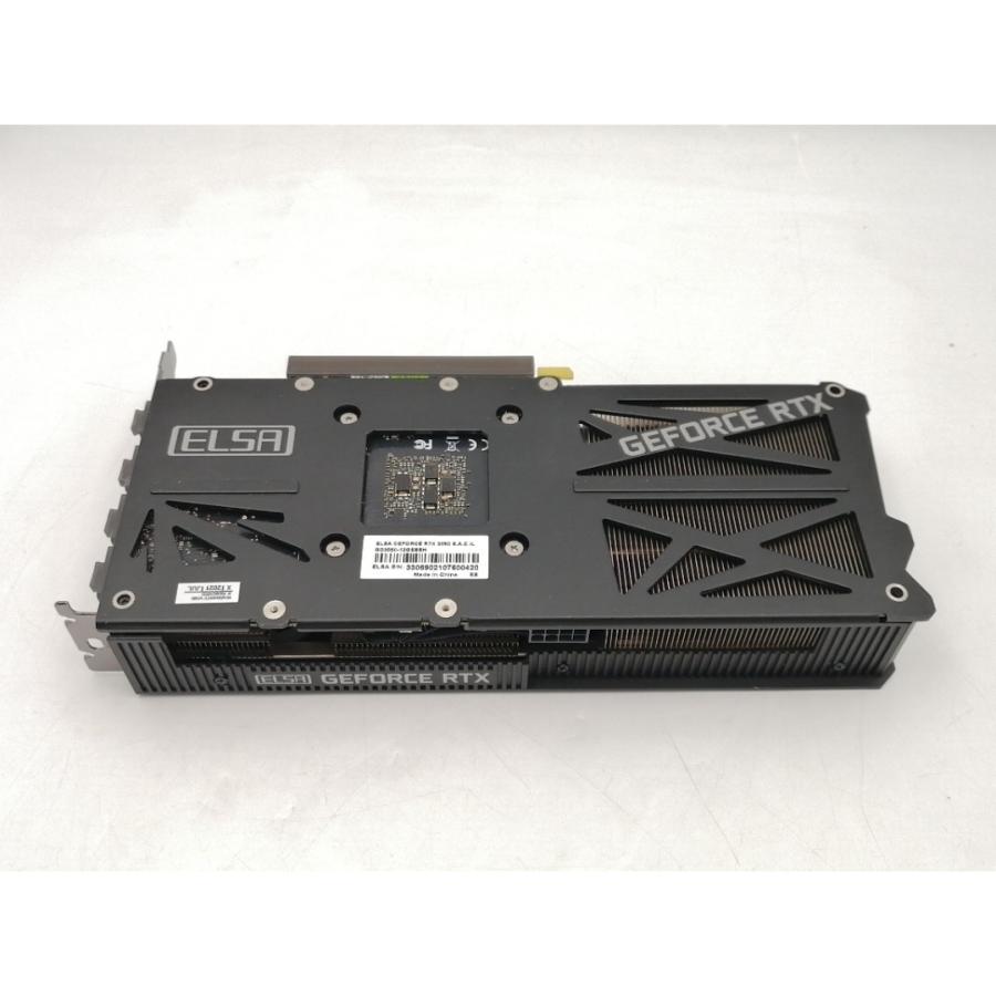 中古】ELSA GeForce RTX 3060 S.A.C /L（GD3060-12GERSH） RTX3060(LHR