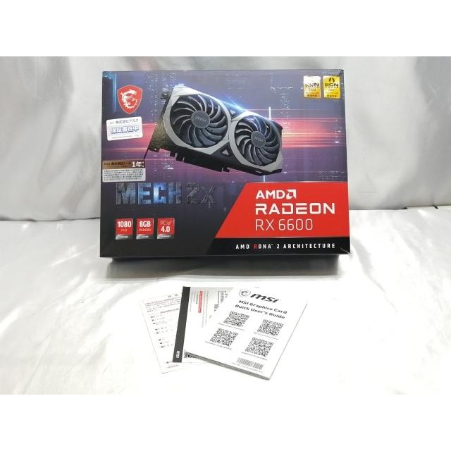 中古】MSI Radeon RX 6600 MECH 2X 8G RX6600/8GB(GDDR6)/PCI-E【EC