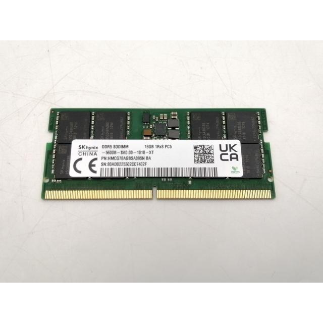 中古】262PIN SODIMM 16GB DDR5-5600(PC5-44800)【ノートPC用】【EC