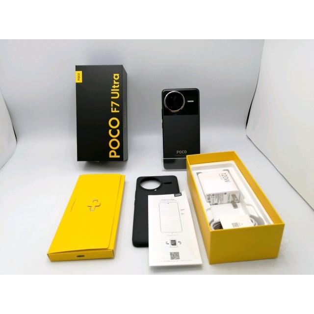 新品未開封　POCO F7 Ultra 12GB/256GB ブラック宅急便発送 中古】Xiaomi 【SIMフリー】 Poco F7 Ultra ブラック 12GB 256GB【EC