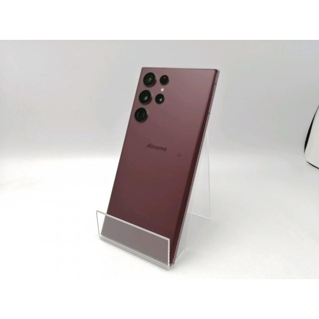 中古】SAMSUNG docomo 【SIMフリー】 Galaxy S22 Ultra バーガンディ