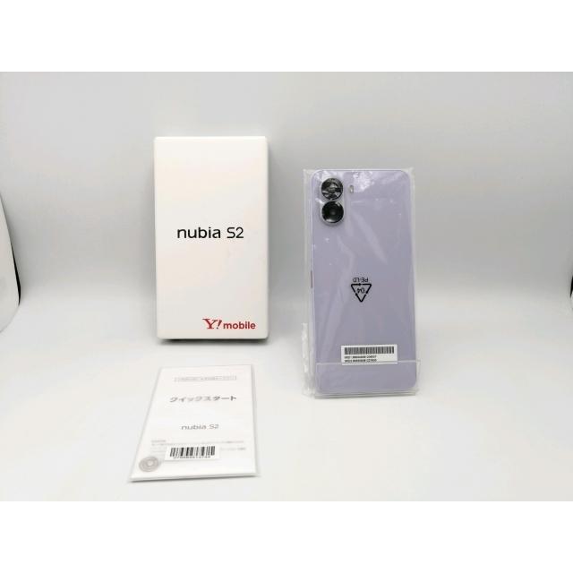 未使用】Nubia ymobile 【SIMフリー】 nubia S2 6GB 128GB ラベンダー