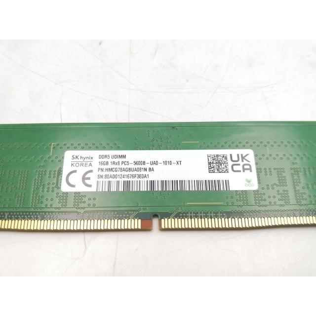 中古】DDR5 16GB DDR5-5600(PC5-44800)【デスクトップPC用】【EC