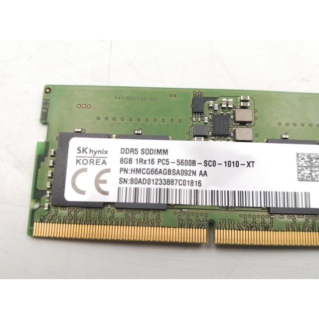 中古】262PIN SODIMM 8GB DDR5-5600(PC5-44800)【ノートPC用】【EC