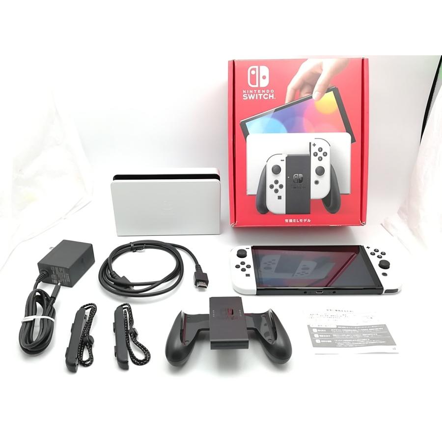 中古】Nintendo Switch 本体 (有機ELモデル) HEG-S-KAAAA ホワイト