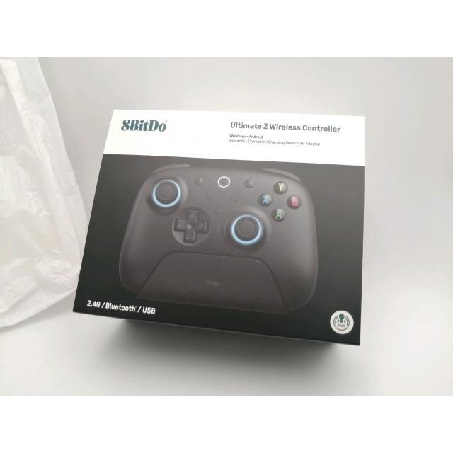 未使用】8BitDo 8BitDo Ultimate 2 ワイヤレス コントローラー Black