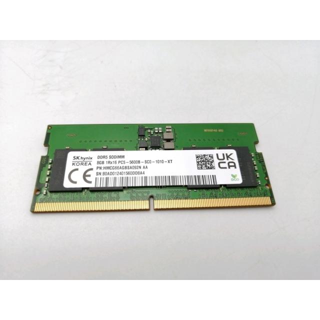 中古】262PIN SODIMM 8GB DDR5-5600(PC5-44800)【ノートPC用】【EC