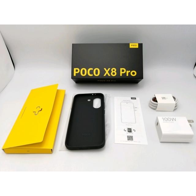 中古】Xiaomi 国内版 【SIMフリー】 POCO X8 Pro ホワイト 8GB 256GB