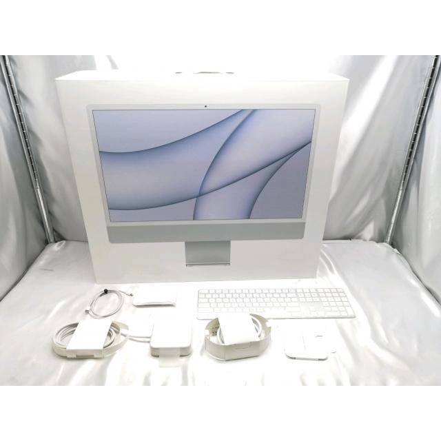 【美品】iMac 24インチ M1 8GB 256GB 箱あり 中古】Apple iMac 24インチ CTO (M1・2021) シルバー M1(CPU:8C/GPU:7C