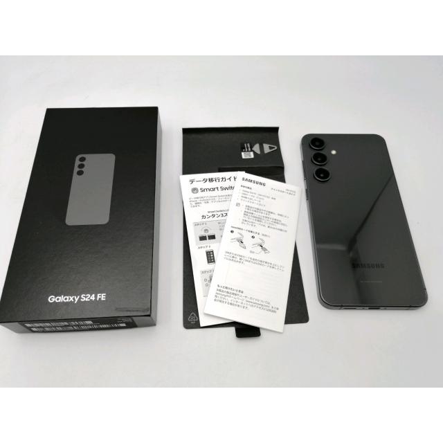 中古】SAMSUNG 国内版 【SIMフリー】 Galaxy S24 FE グラファイト 8GB